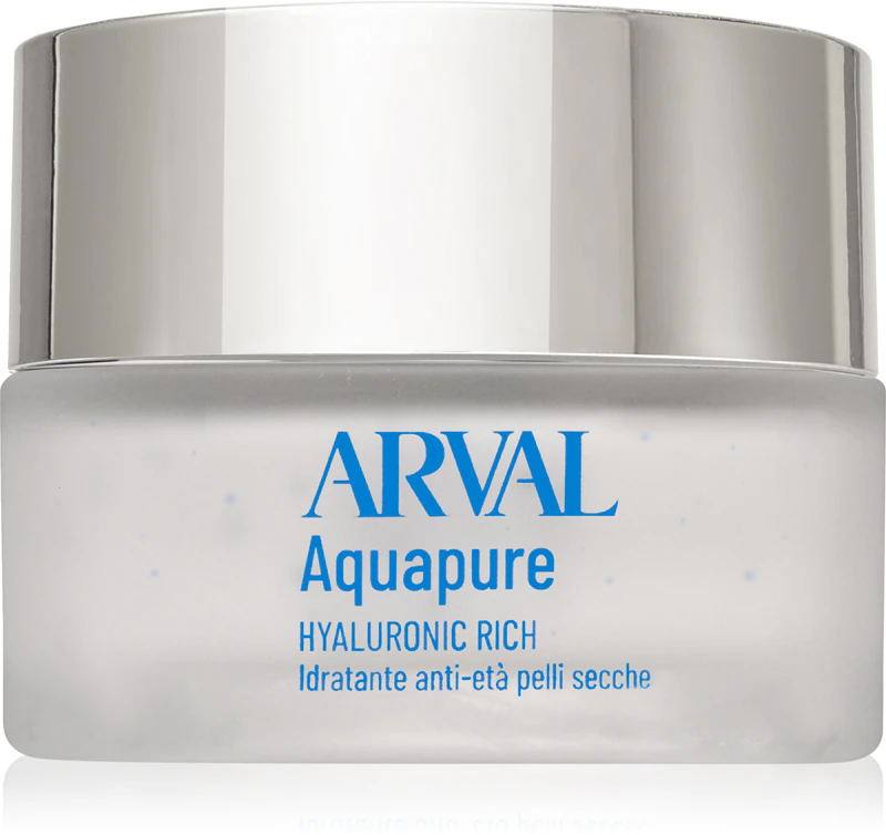 Creme hidratante Arval Aquapure Hyaluronic Rich para pele seca e muito seca