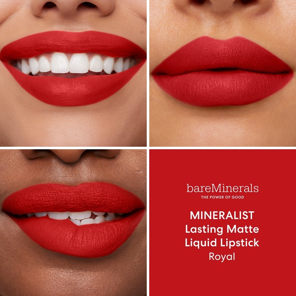 bareMinerals Lipstick Mineralist Lasting Matte šķidrā lūpu krāsa - 3,7 ml