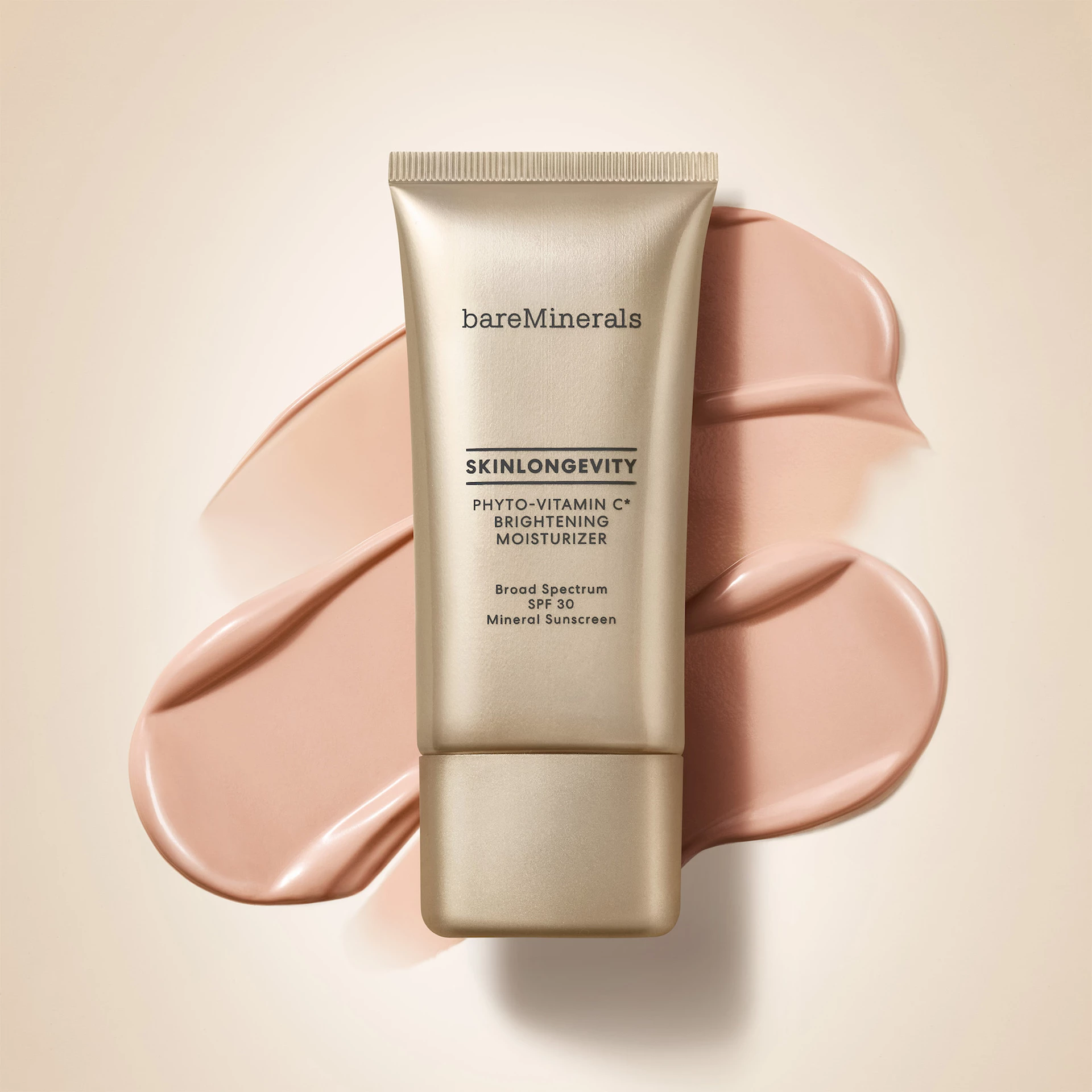 Skinlongevity Phyto-Vitamin C bőrvilágosító hidratáló ásványi SPF30 50 ml - bareMinerals