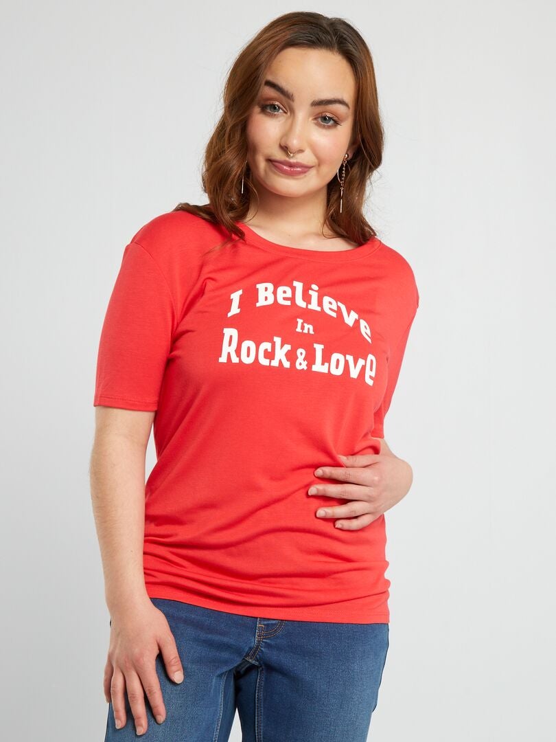 Camiseta Jersey - So Easy - VERMELHA