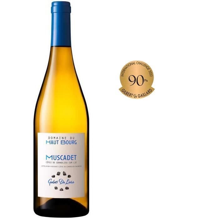 Domaine du Haut Bourg 2023 Muscadet Côtes de Grandlieu Sur Lie - Vino Blanco Loira x6