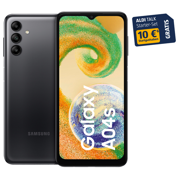 Smartphone Galaxy A04s, inclusiv folie de protecție pentru ecran
