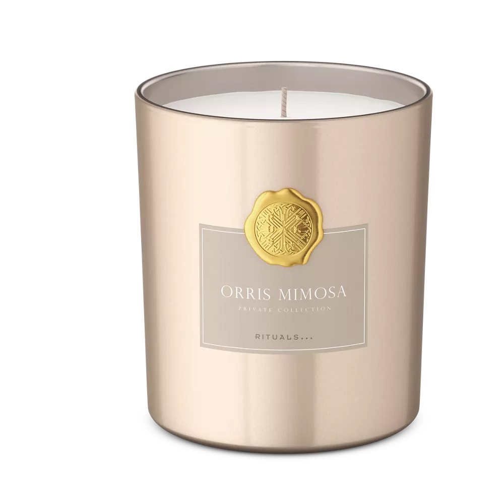Vela aromática de lujo Private Collection Orris Mimosa, 360 g.