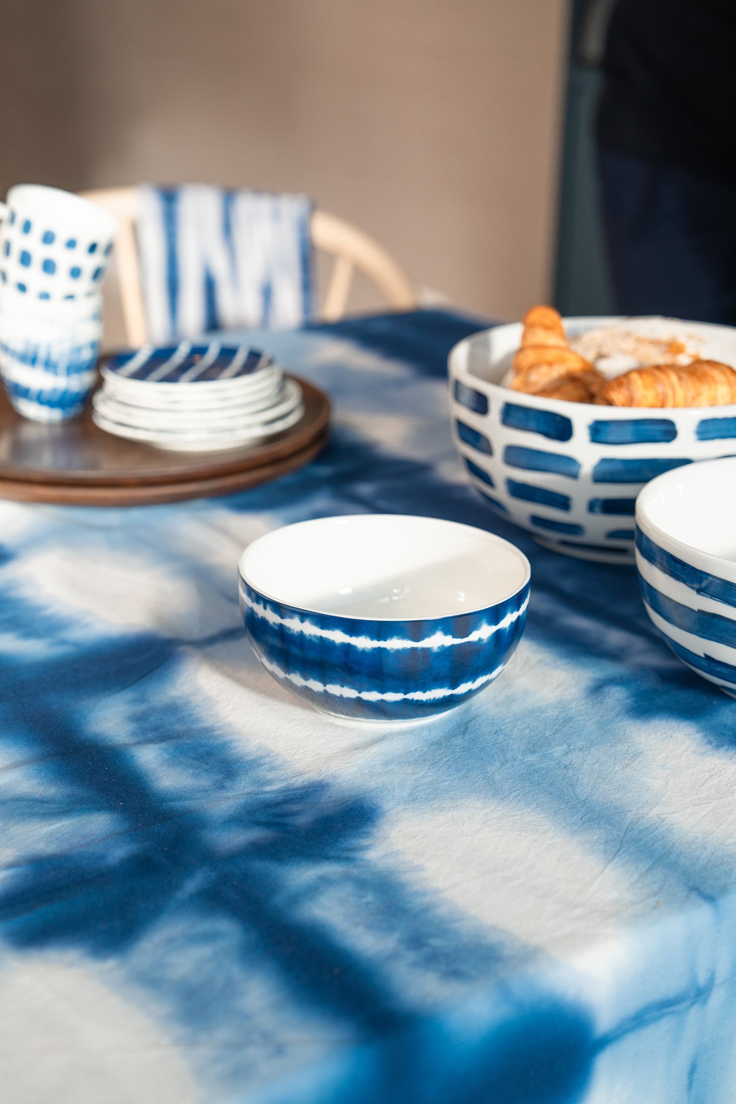 Set posod vtwonen Tie-Dye, 4 kosi – 15 cm