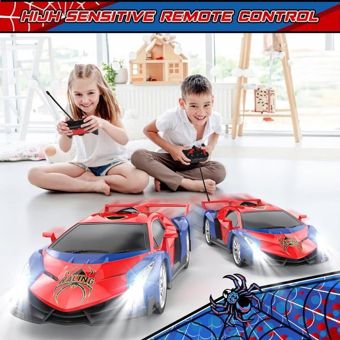 Voiture télécommandée - BIENCOME - BIENCOME 1/18 - Rouge - LED - Échelle 1:18