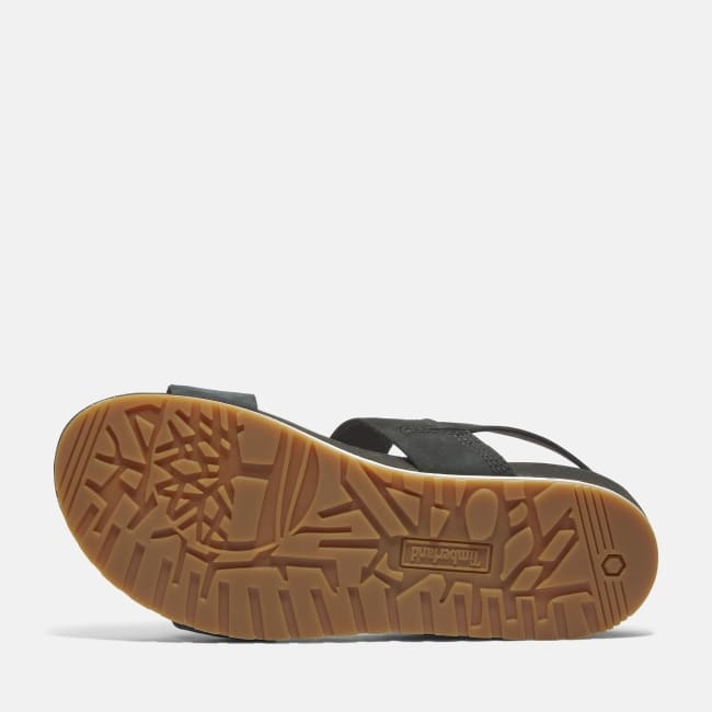 Sandalo a Doppia Fascia Malibu Waves da Donna in                colore nero