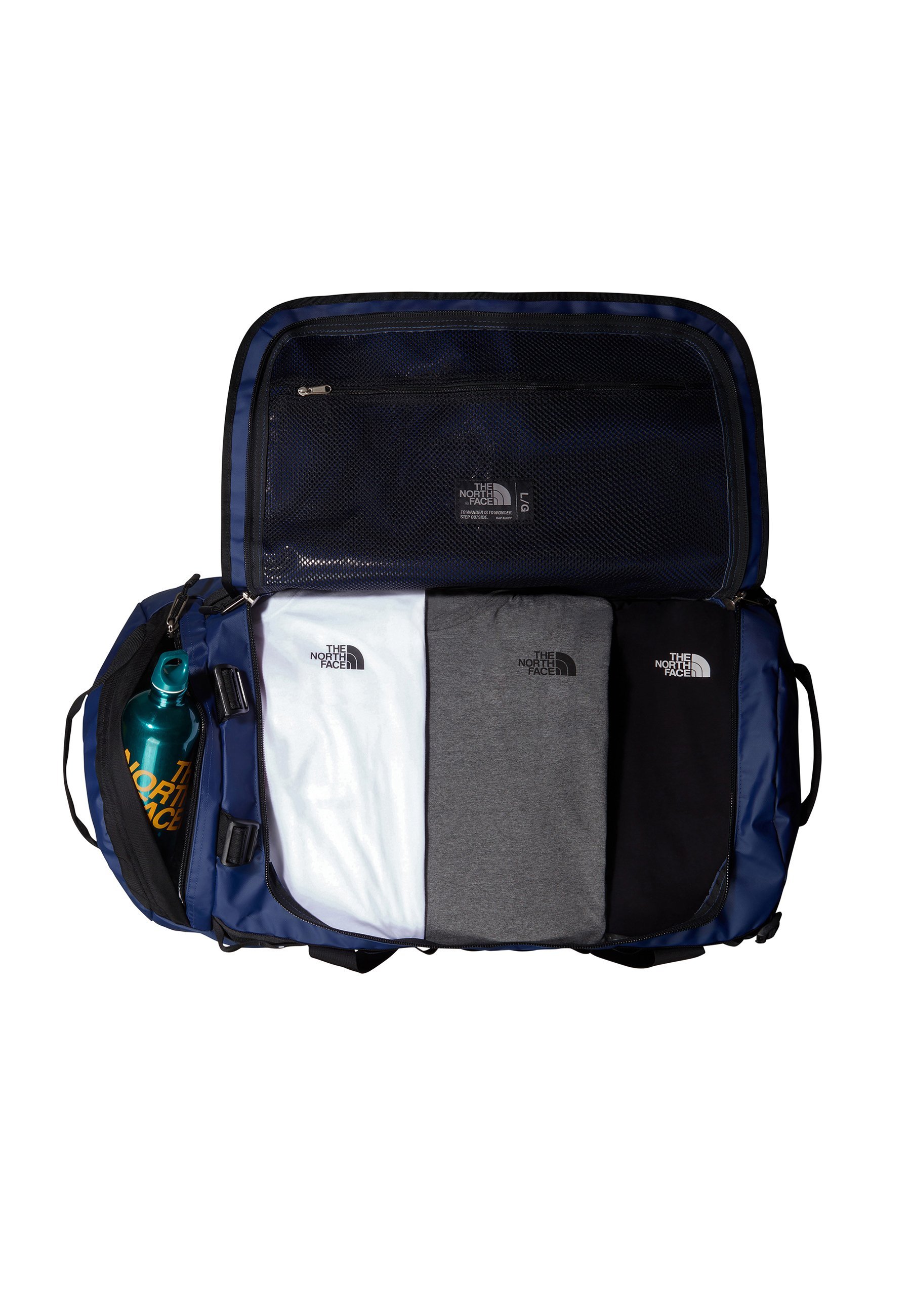 The North Face BASE CAMP DUFFEL - L - Reisetasche - Summit Navy-TNF Schwarz-N
