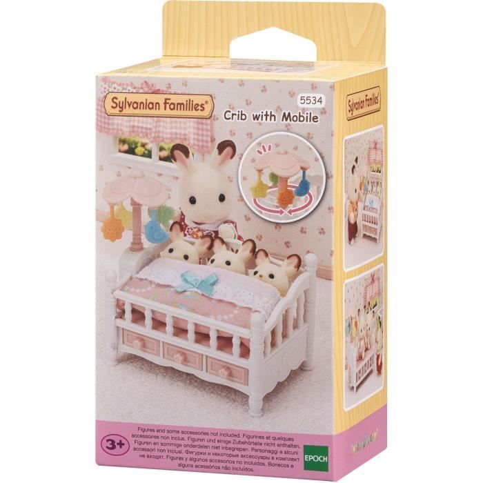 Berço e móbile Sylvanian Families para crianças - The Village