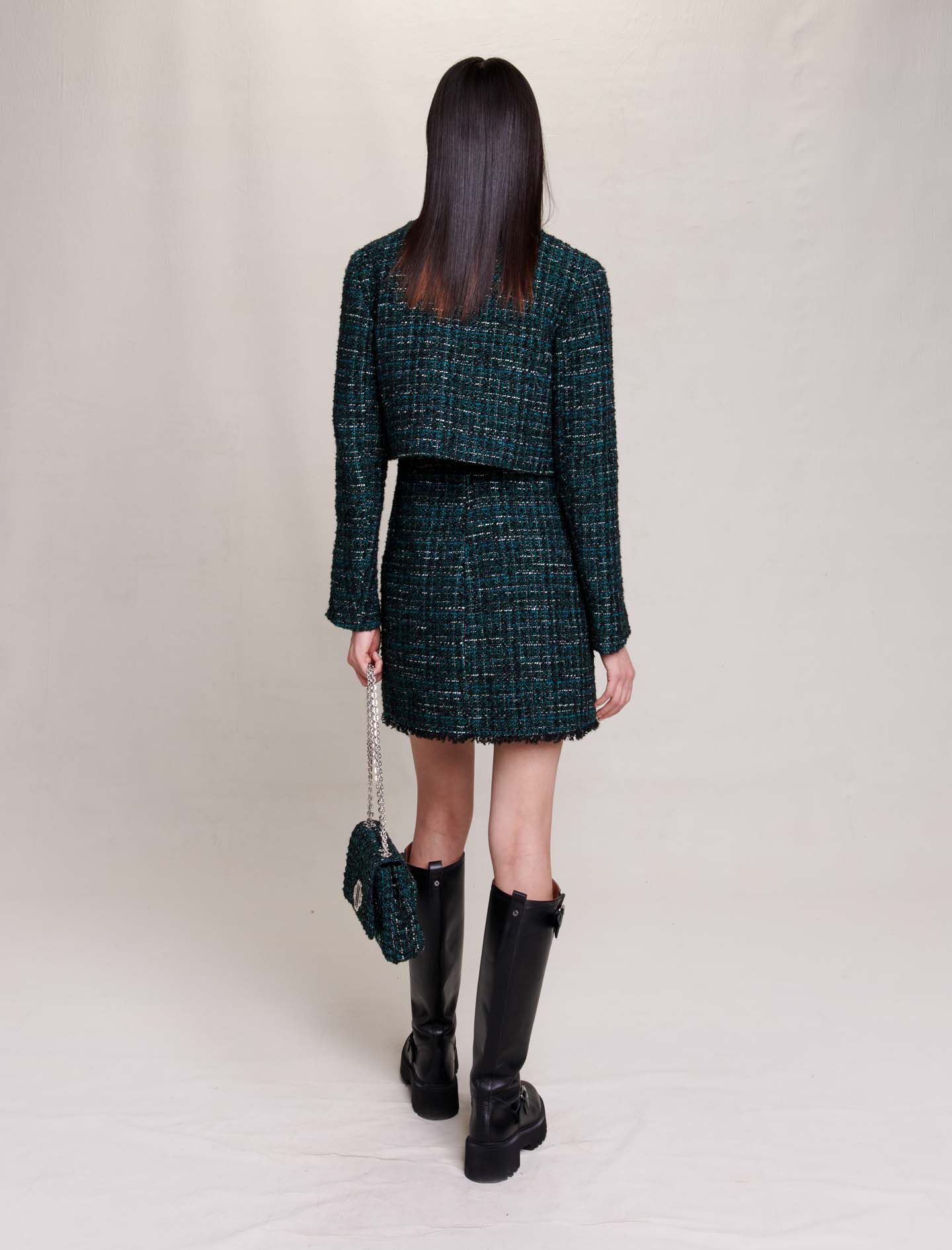 Rochie scurtă 2 în 1 - Verde sticlă