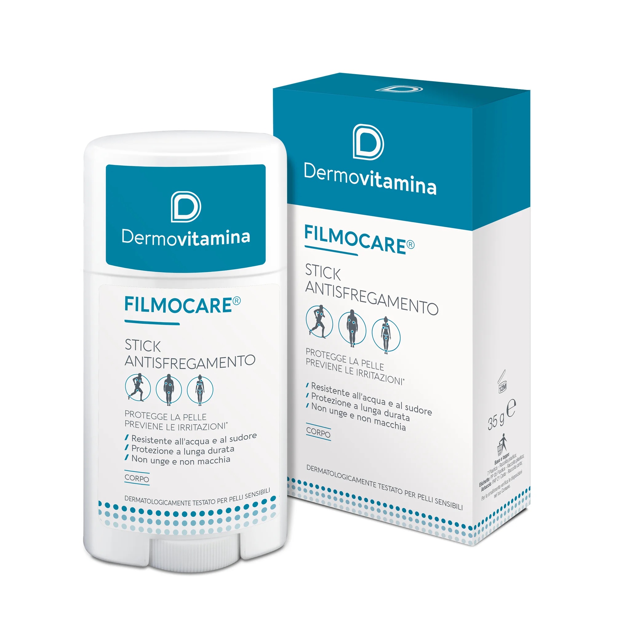 DERMOVITAMINA Dermovitamina Filmocare Stick 35 g Gegen Hautreibung