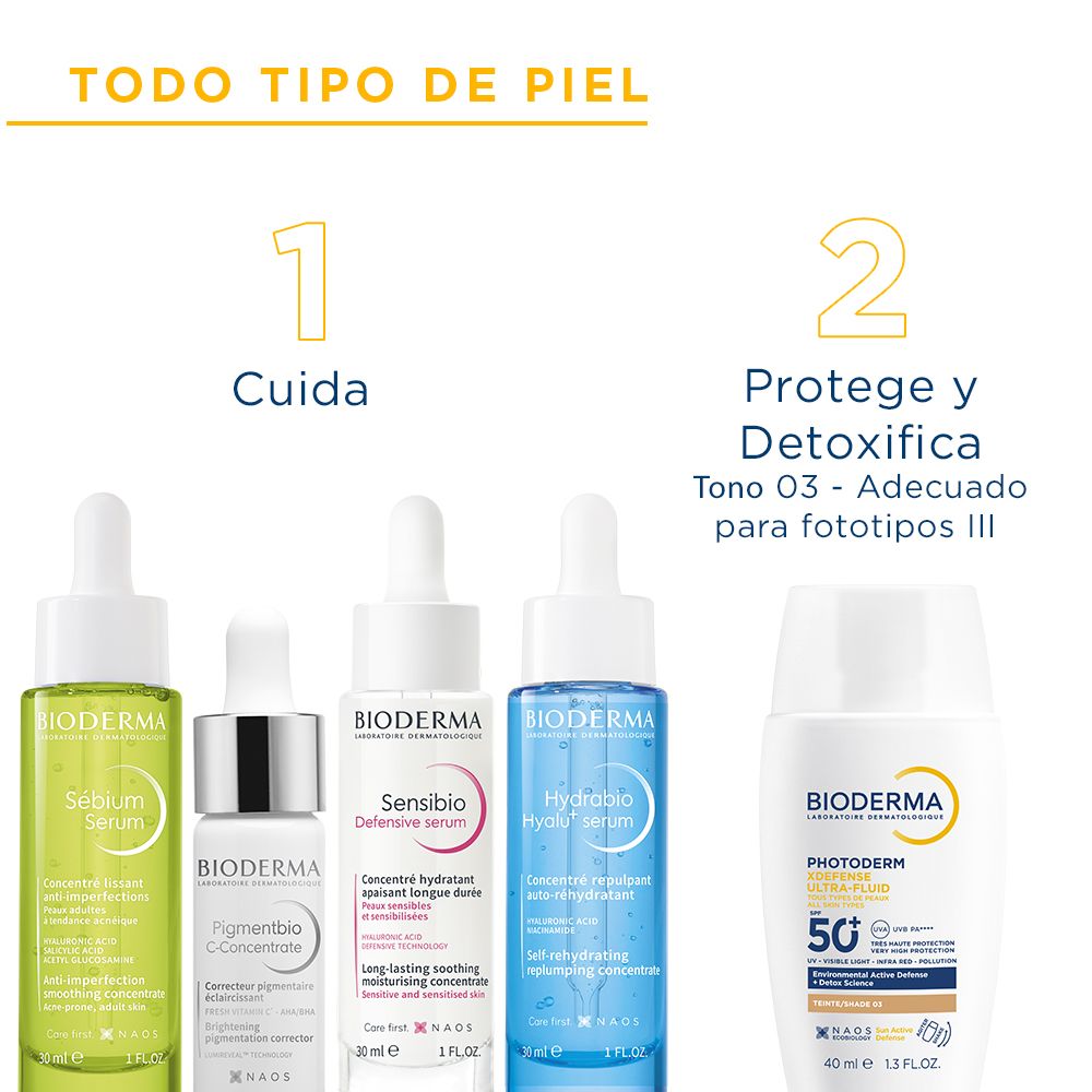 „Photoderm XDefense Ultra Fluid“ tonuotas apsauginis kremas nuo saulės SPF 50, 03 atspalvis Apsauga nuo saulės vaistinėje