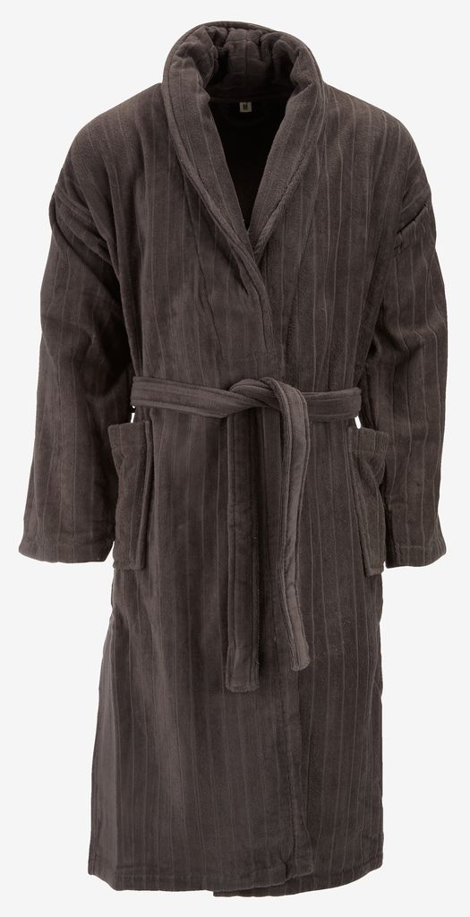 TOLLARP zlatni TOLLARP L/XL kućni ogrtač antracit KRONBORG