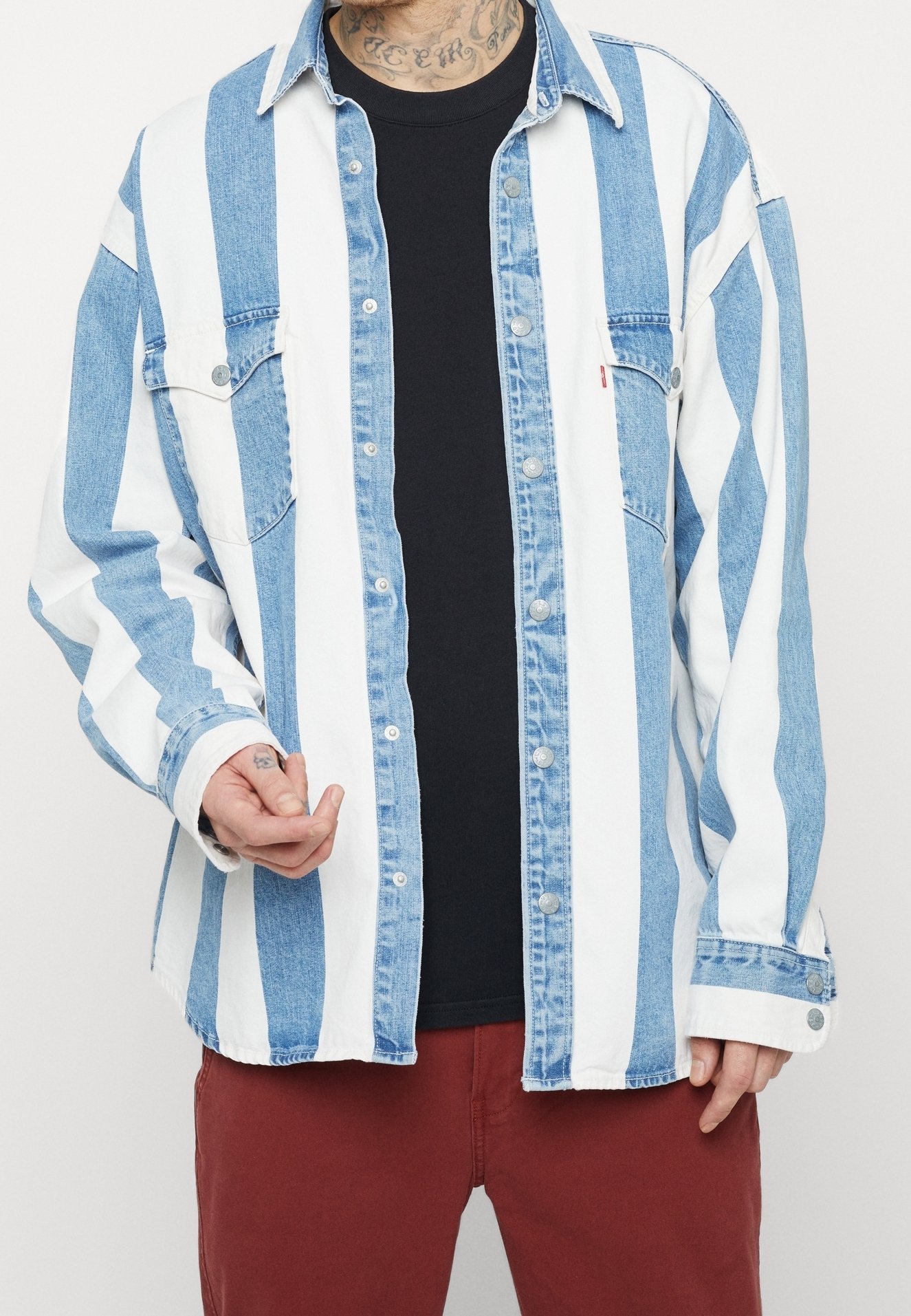 Levi's® shirt - blauw denim