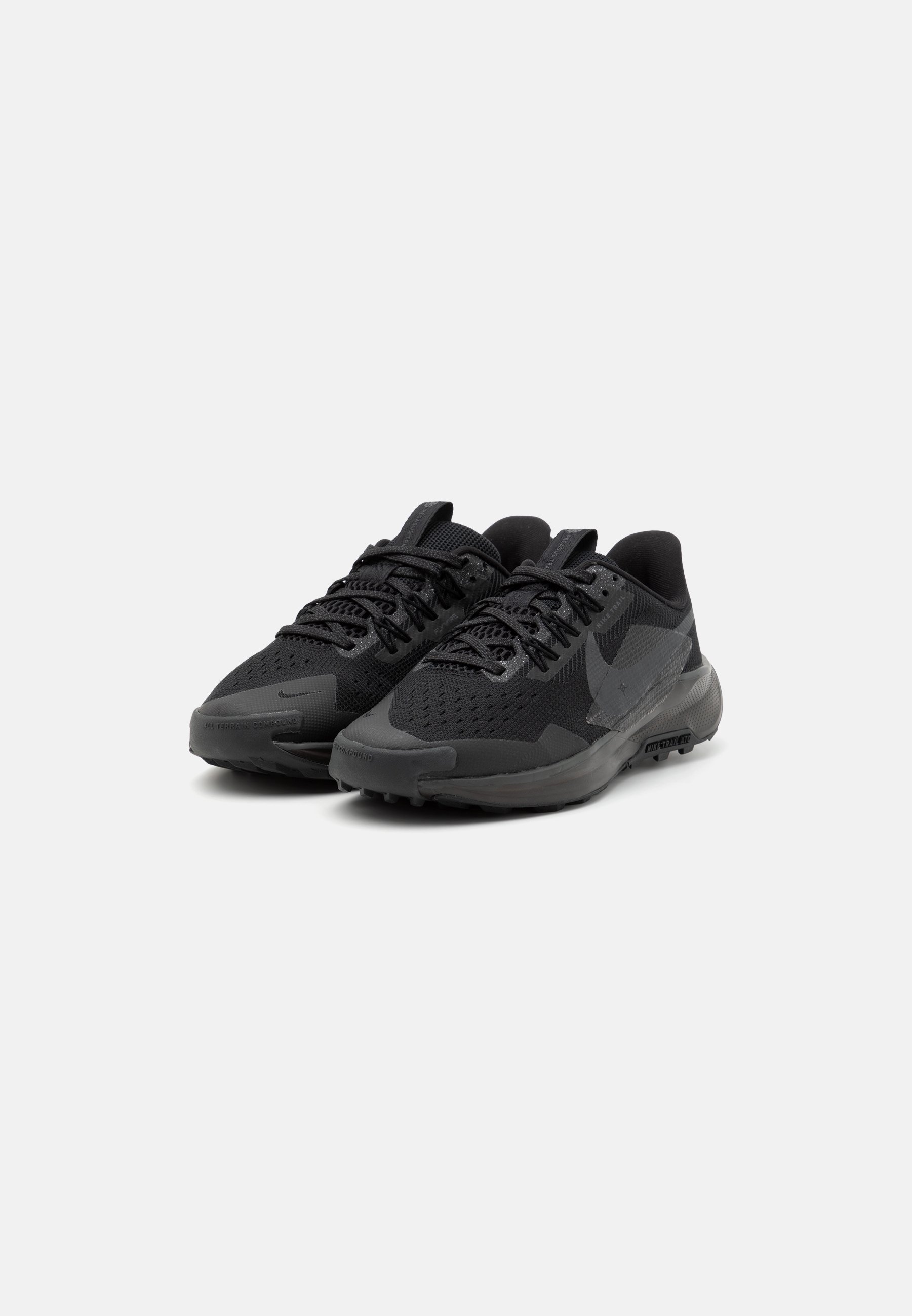 Nike Performance PEGASUS TRAIL 5 UNISEX - Trailrunning schoenen - zwart/antraciet/wolfgrijs
