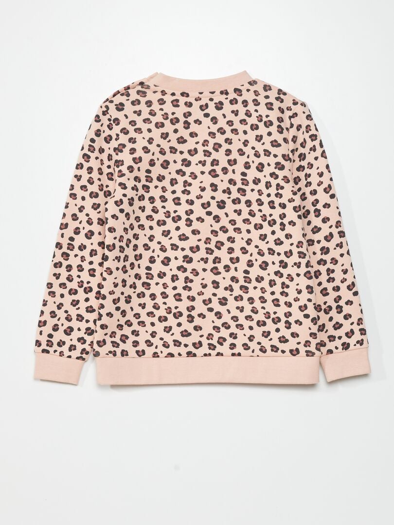 Bluza polarowa - łatwa do założenia - różowa