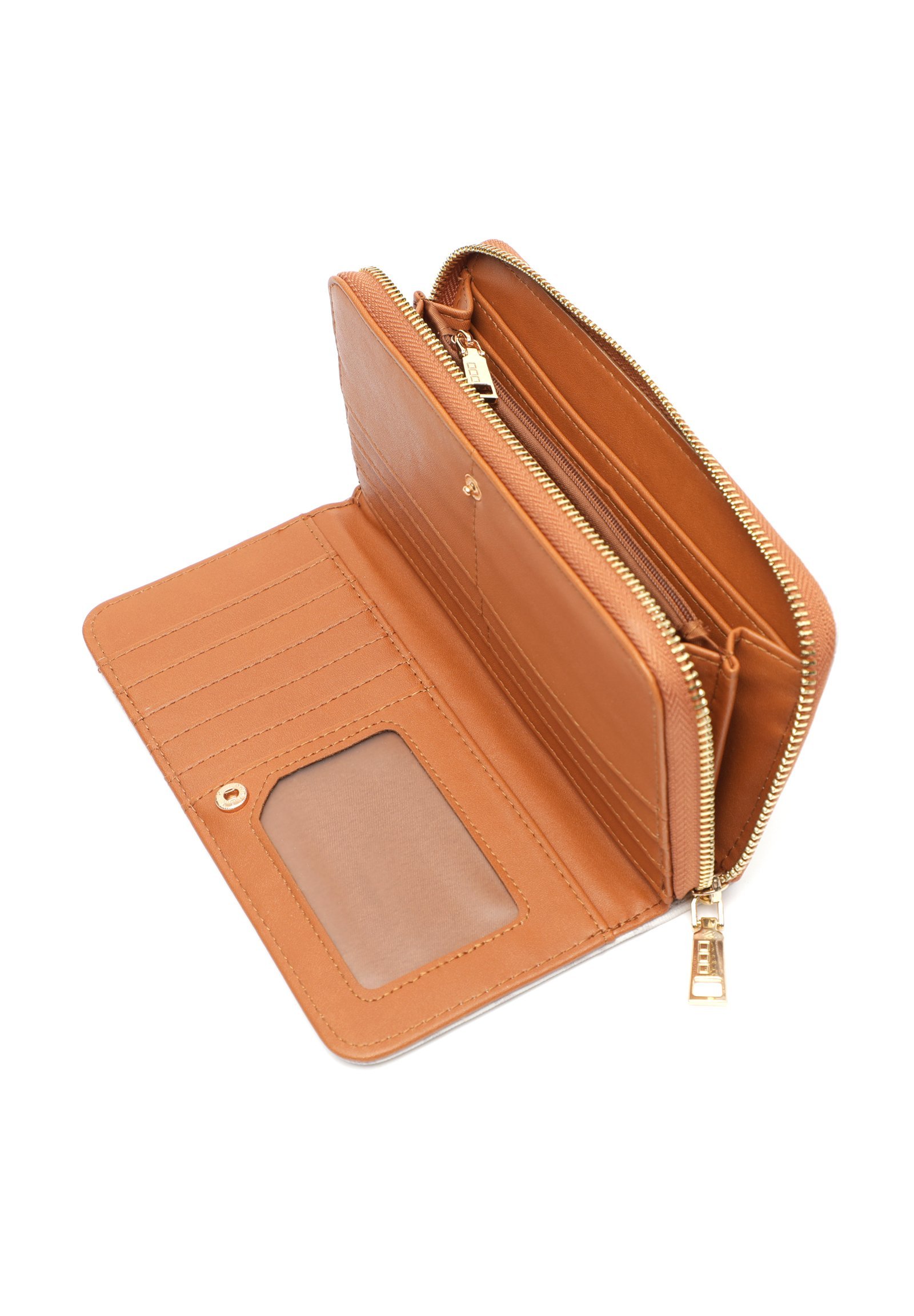MISAKO MONOGRAN BIG - Portafoglio - beige