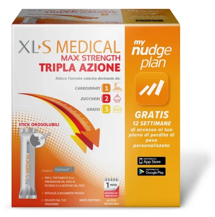 XLS XL-S Medische Max Strength 60 Triple Action Stick