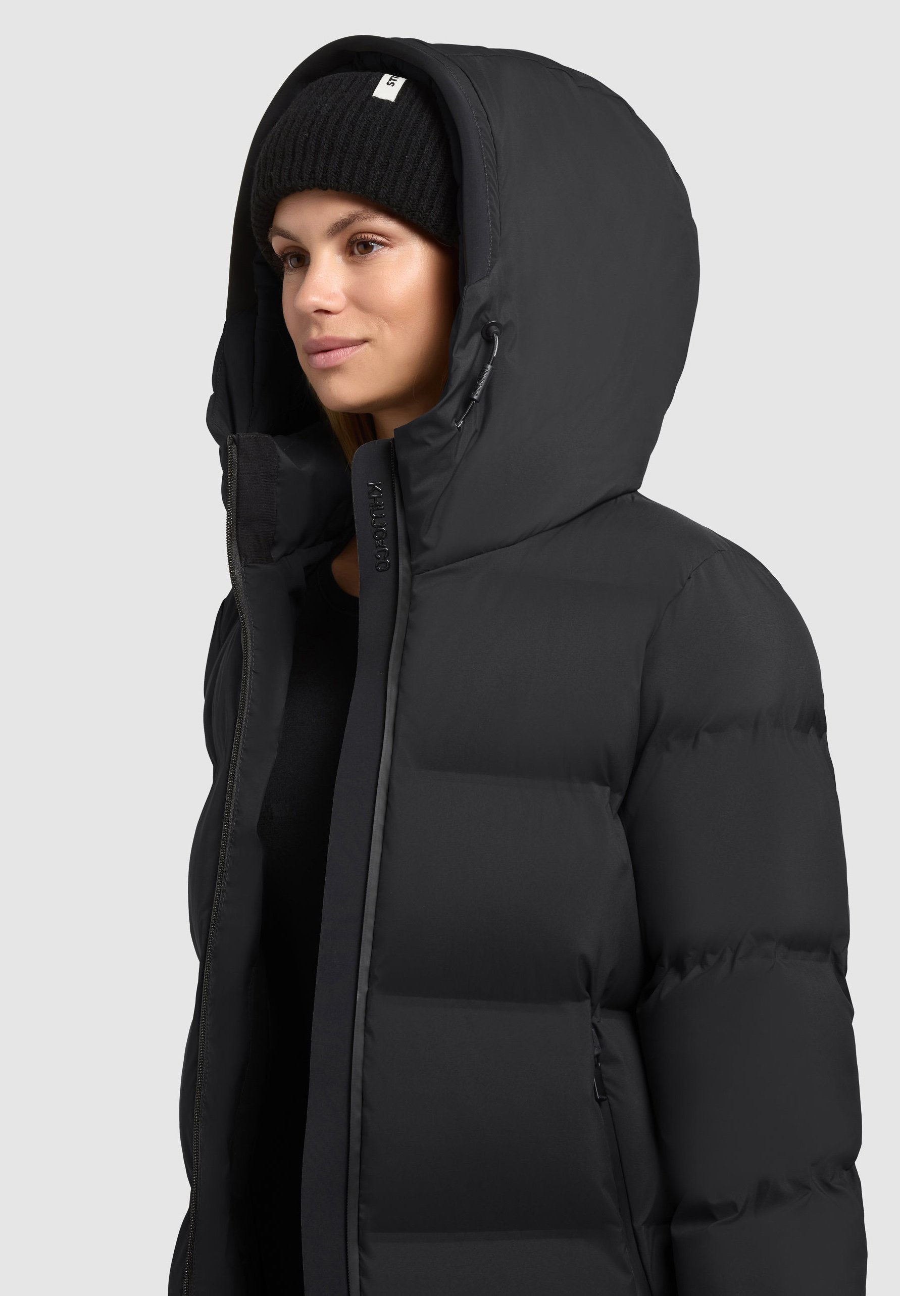 khujo LAREA - Cappotto invernale - nero