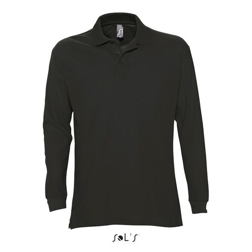 Camisa Polo Piqué Masculina Manga Longa Star
