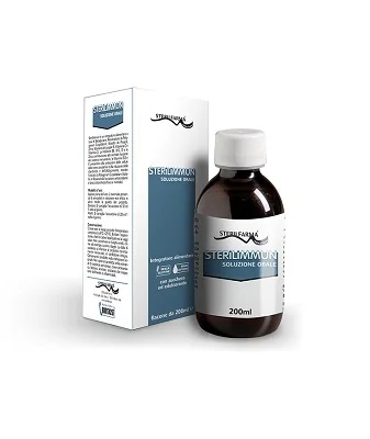 STERILFARMA Sterilimmun siroop 200 ml voedingssupplement ter ondersteuning van de immuniteit