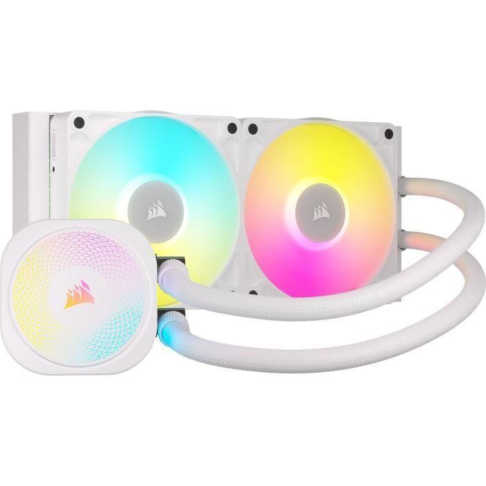 Raffreddamento a liquido - CORSAIR - iCUE LINK TITAN 240 RX - RGB - Bianco