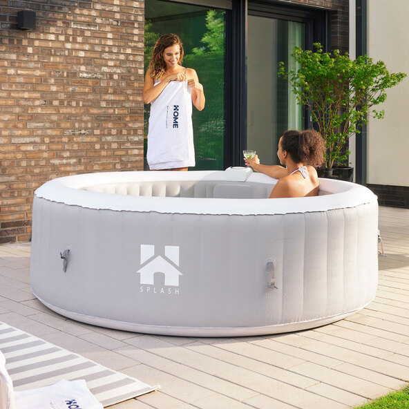 Aufblasbarer Whirlpool Splash, Uni grigio