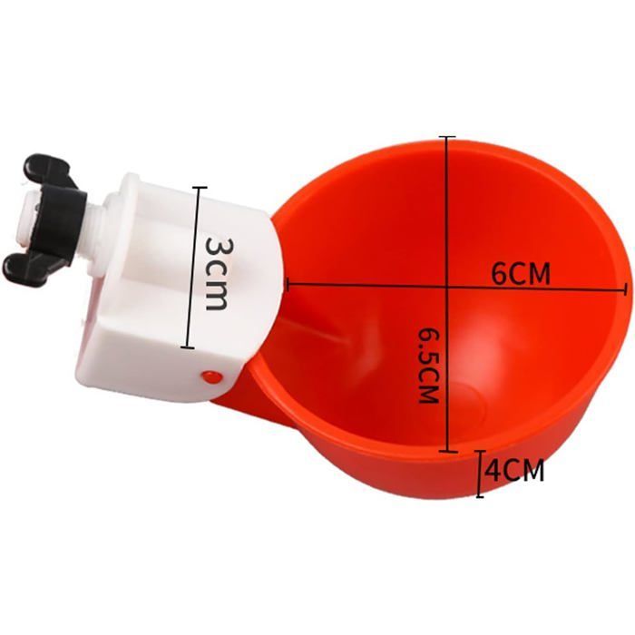 10 dispensadores automáticos de agua para pollos, bebederos para pollos, patos, pavos, gansos y aves.