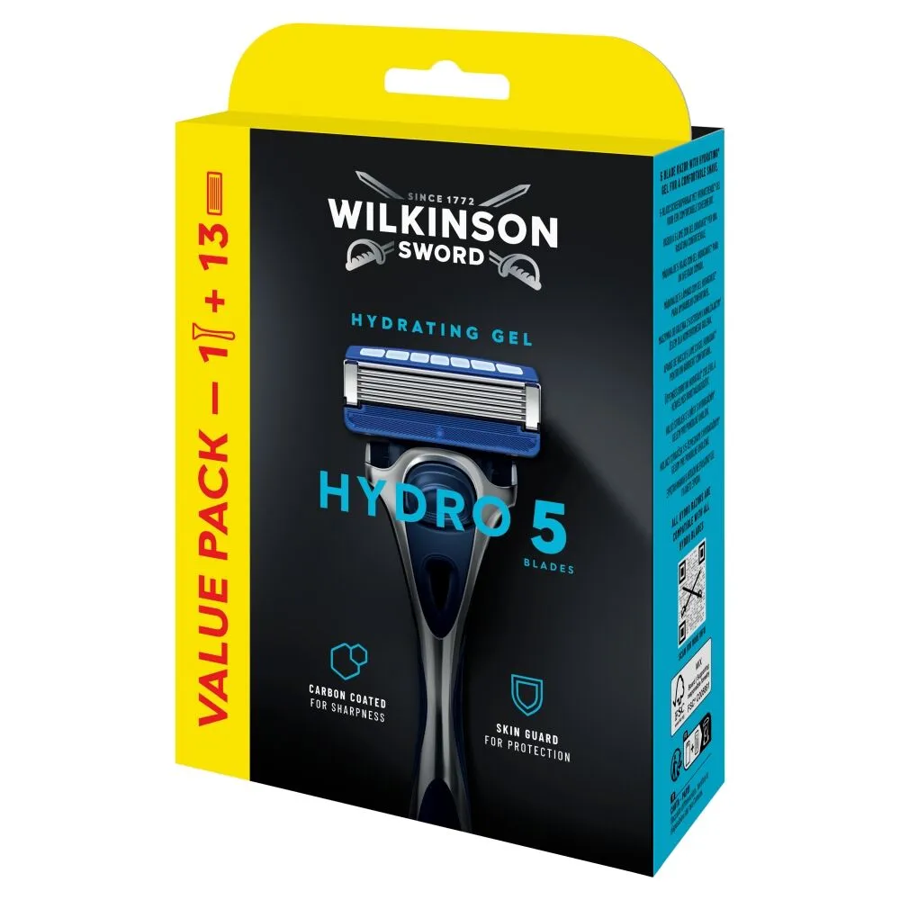 Wilkinson Hydro 5 Value Pack Maszynka do golenia + 13 szt. wkładów
