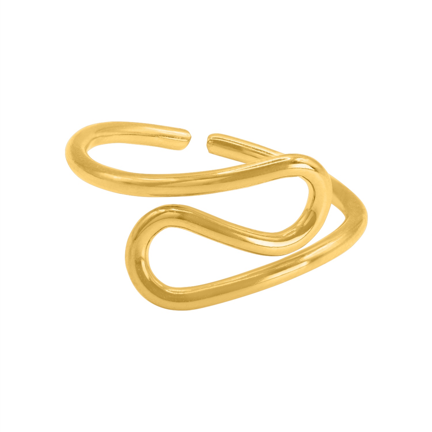 Heideman Bague Licin couleur or