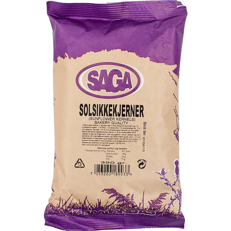 Saga Sonnenblumenkerne 350 g