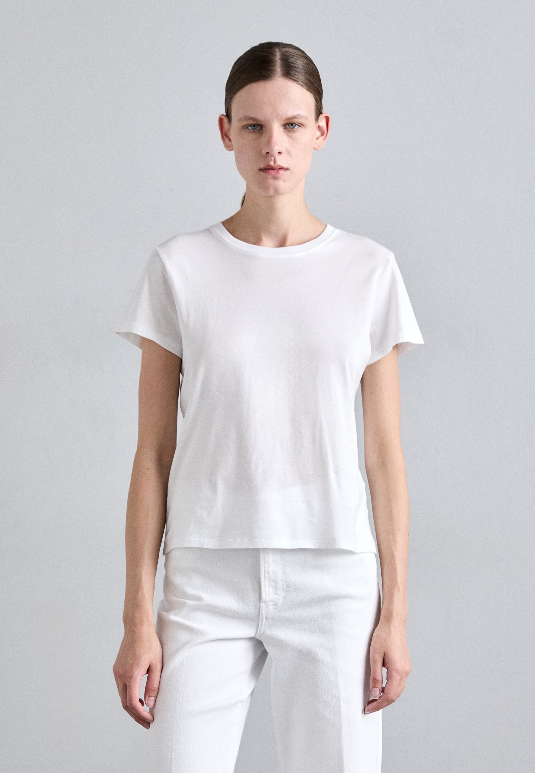 FRAME BABY TEE - T-shirt basic - bianca