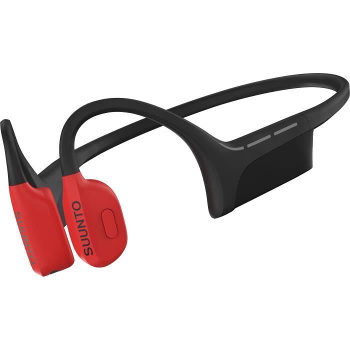 Cuffie sportive wireless SUUNTO Wing - Conduzione ossea - Power bank incluso - Rosse