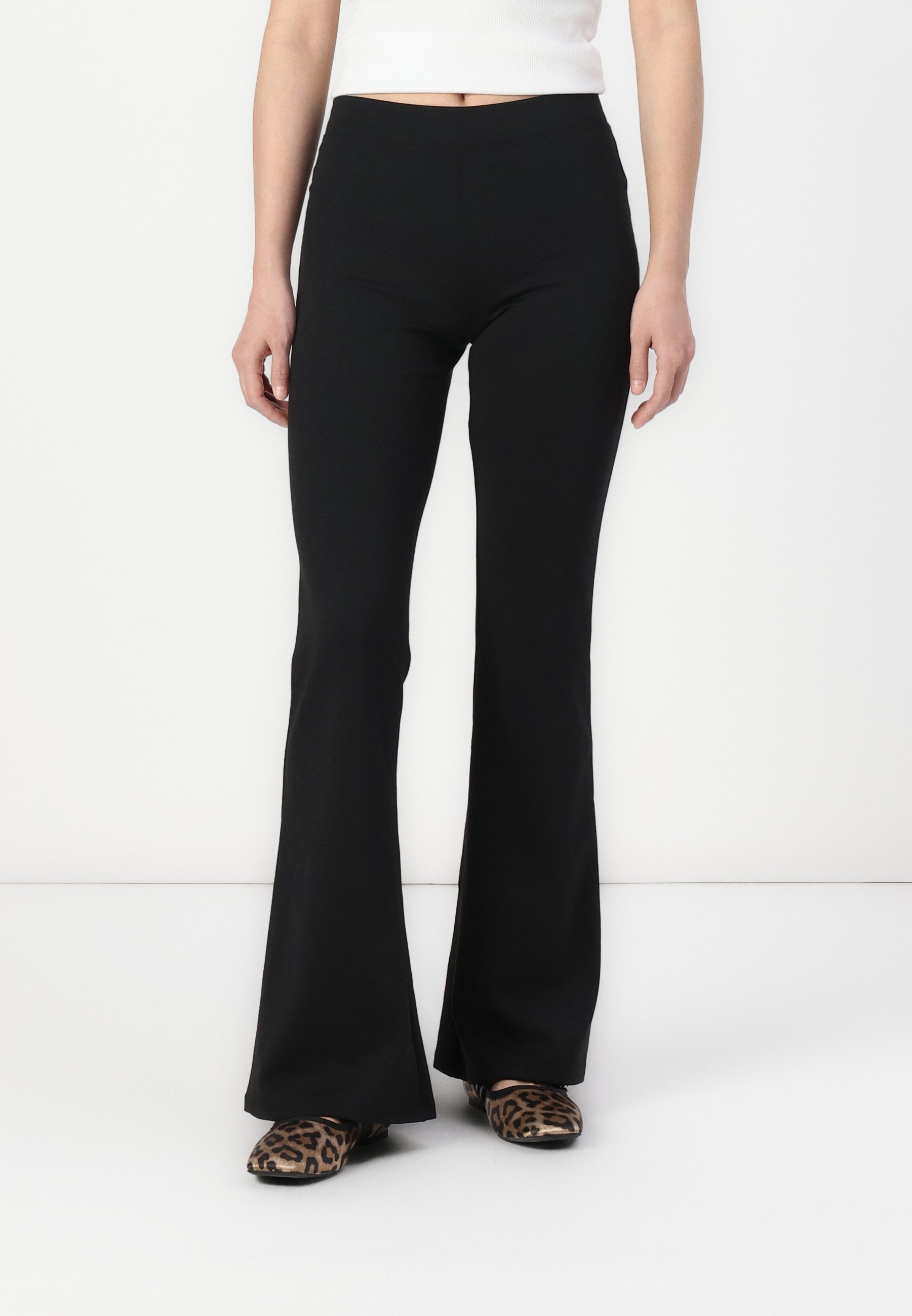 Pantaloni a zampa Only Onfever - Leggings - Pantaloni - neri