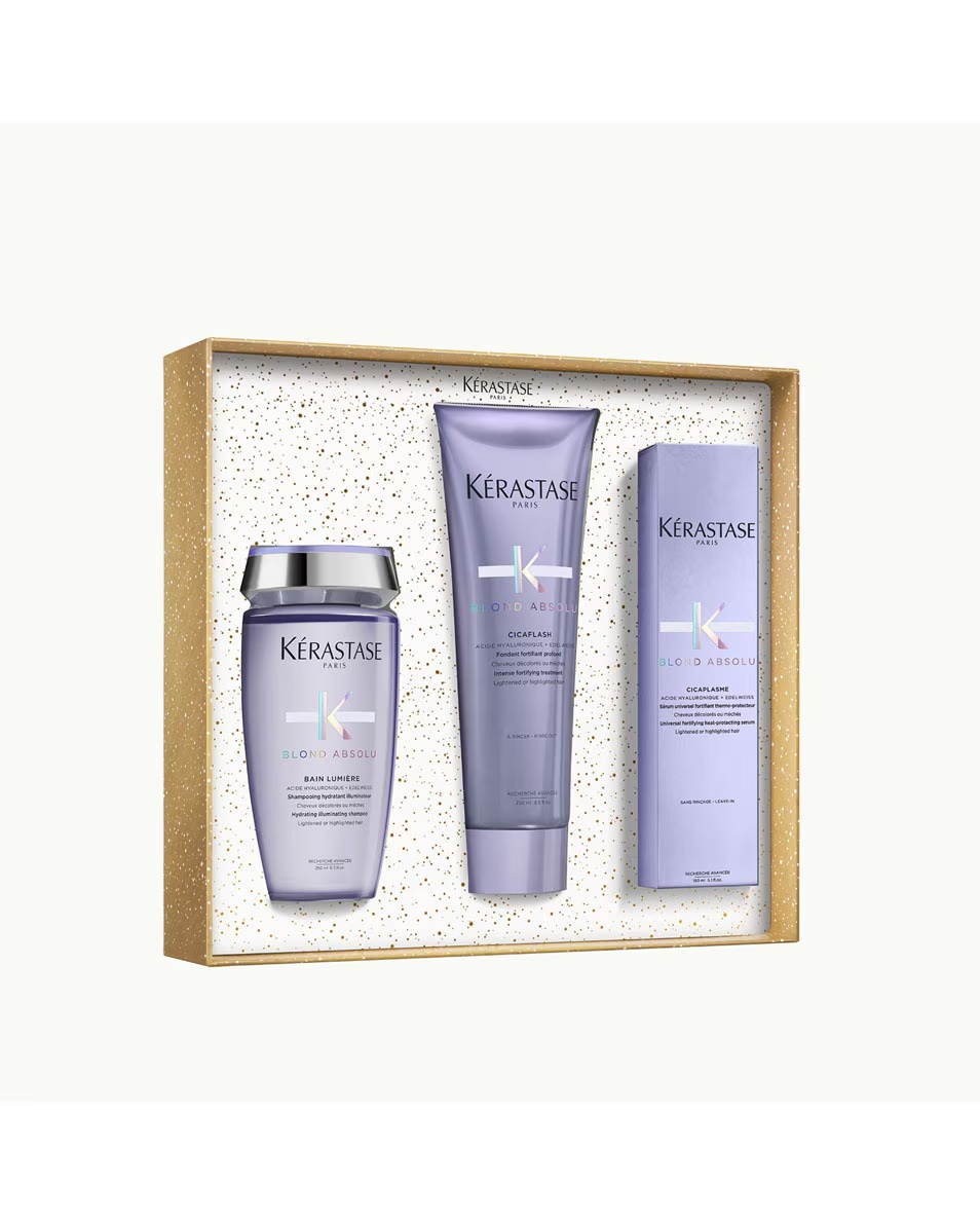 Kit de îngrijire a părului KÉRASTASE Blond Absolu Ediție Limitată pentru păr decolorat