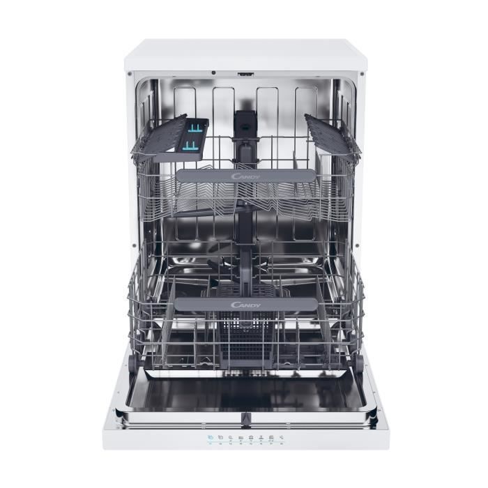 CANDY CF6C4F2W Rapido vrijstaande vaatwasser - 16 couverts - 44 dB - Maxi Tub - Aangesloten - Wit