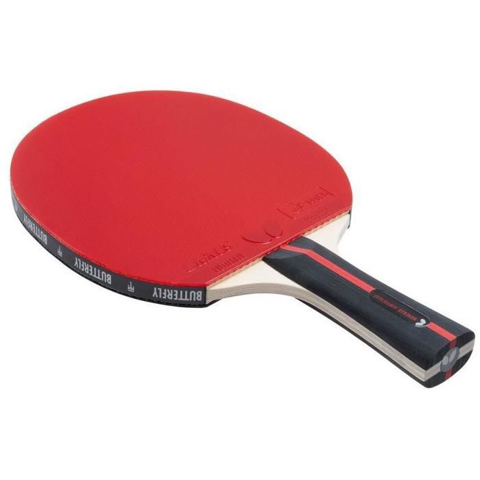 Raquete de tênis de mesa - BUTTERFLY - Ovtcharov - 4 estrelas - Cabo côncavo - 200 g
