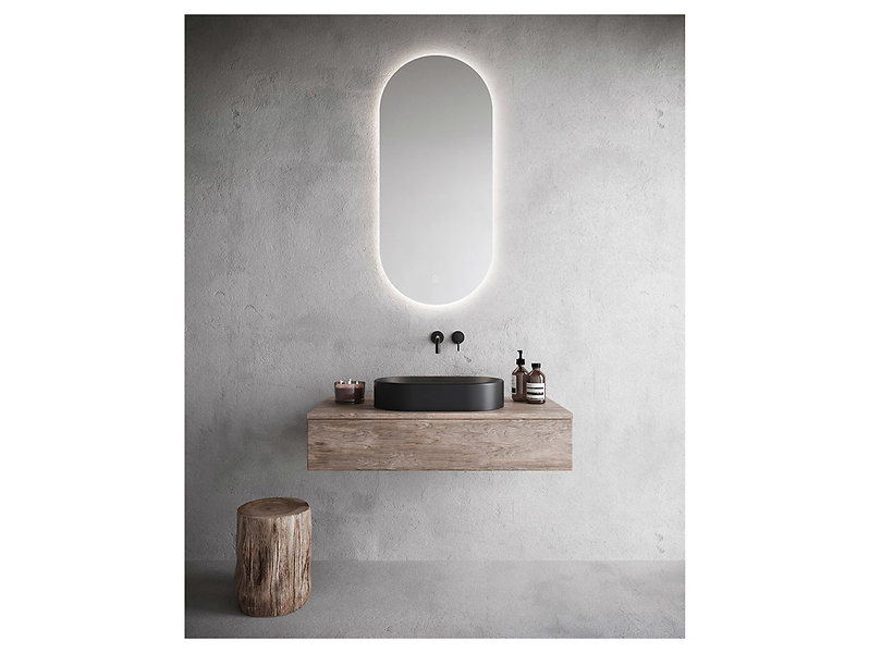 Lustro ścienne Luna LED 50x110 cm bez ramy