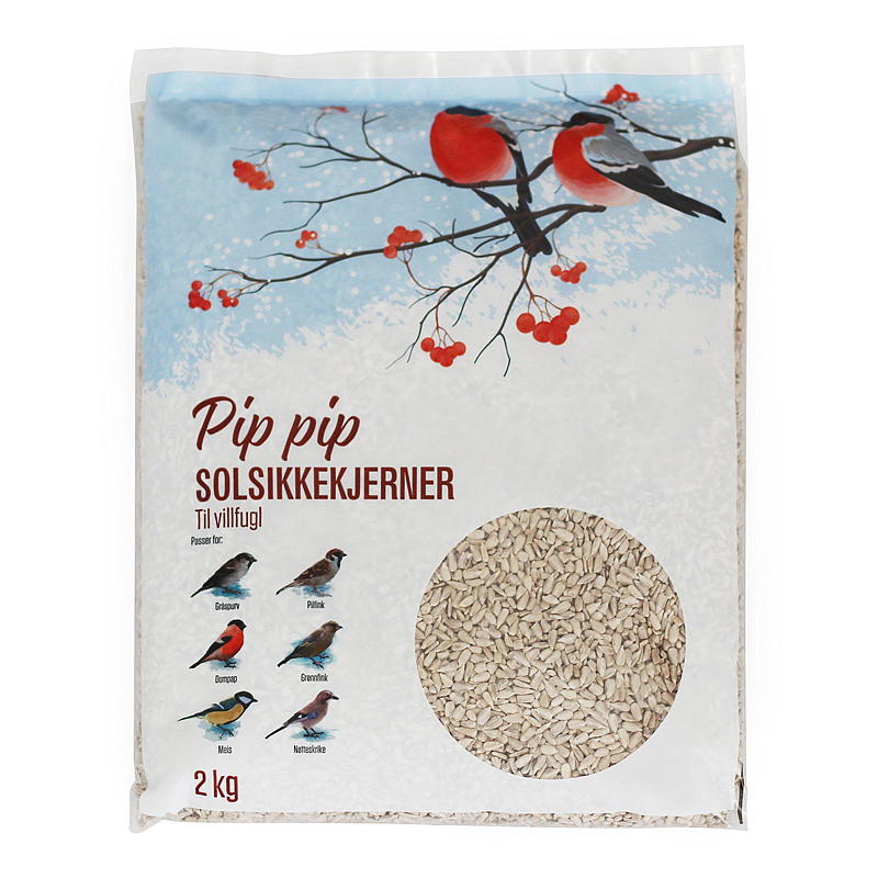 Pip-pip solsikkefrø 2 kg