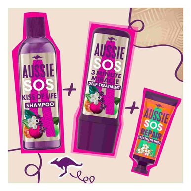 Aussie SOS 3 Minute Miracle Deep Treatment regenerator za oštećenu kosu 225 ml