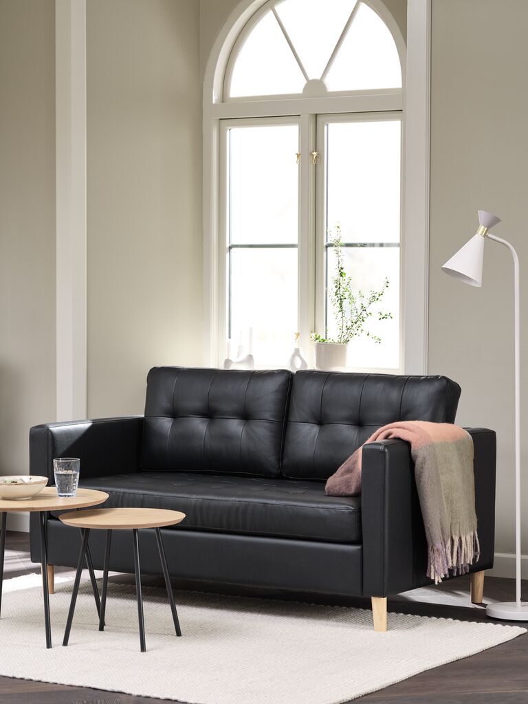 FALSLEV FALSLEV 2-vietė sofa, juoda