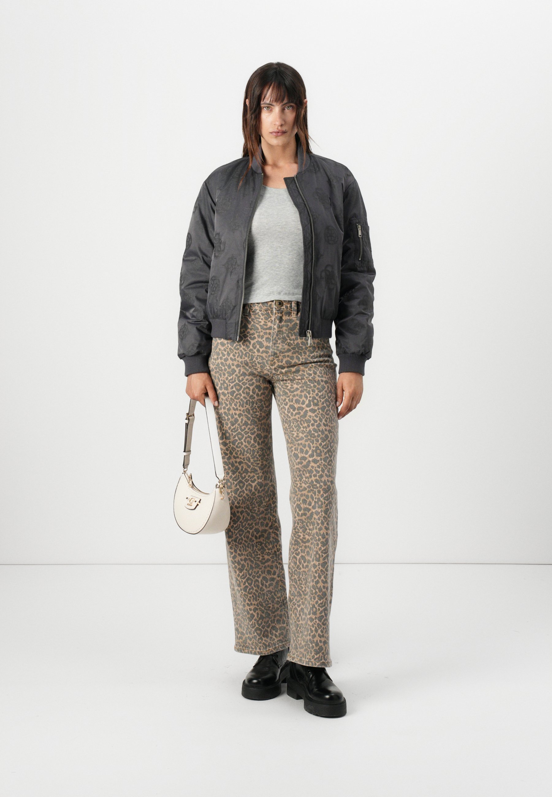 PHILOMENE LOGO - Bomber bunda - black/multi