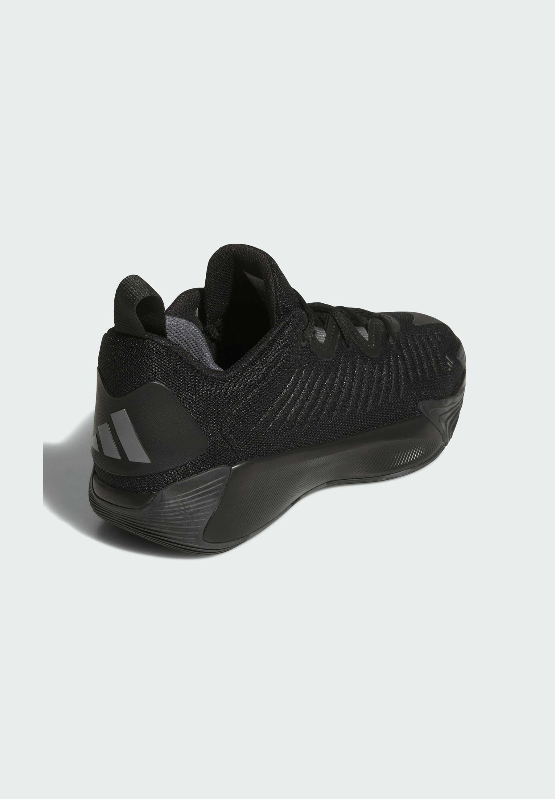 adidas Performance INITIATION - Basketballsko - core black iron metallic grey five