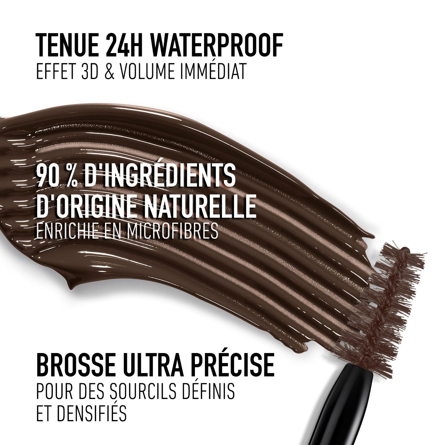 DIOR On Set Brow - Mascara sourcils - Fixateur de couleur - Effet disciplinant 24 h - 90 % d'ingrédients d'origine naturelle