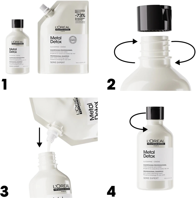L'Oréal Professionnel Serie Expert Metal Detox dziļi attīrošs šampūns krāsotiem un bojātiem matiem