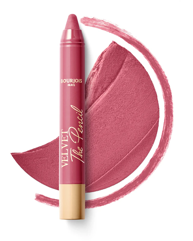 Batom em lápis Bourjois Velvet the Pencil com acabamento matte