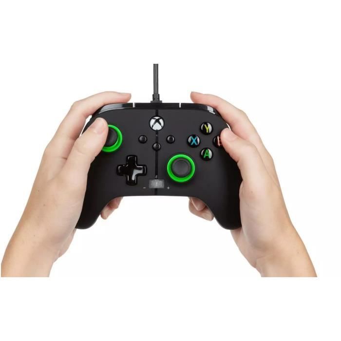 Controle com fio - Detalhes em preto - Xbox Series X / PC