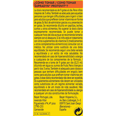 Supradyn Vitaminer for spedbarnsvekst Protovit 15 ml 15 ml