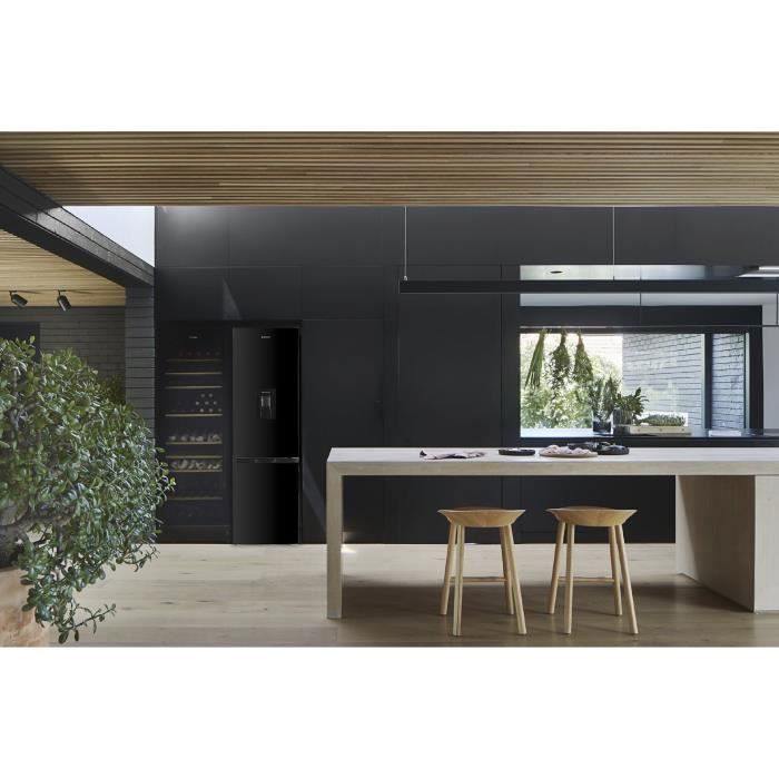 Refrigerador Combinado GEDTECH - GCB262BL Preto - Capacidade de 262L - Classe Energética E