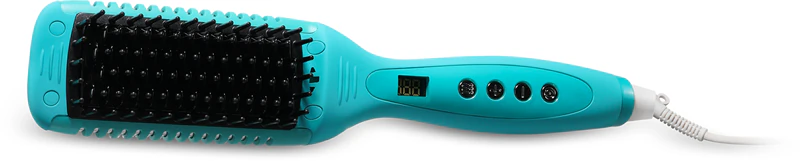 Escova térmica Moroccanoil Smooth Style Ceramic com função iônica integrada.