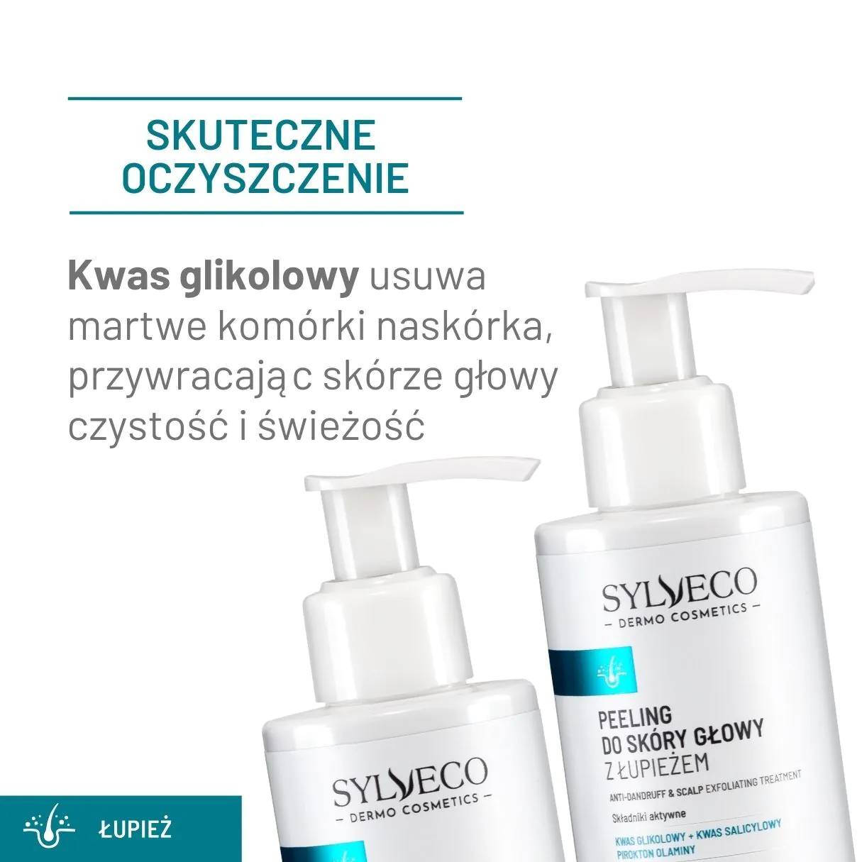 Sylveco Dermo Peeling do skóry głowy z łupieżem